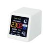 Smart Wifi Weather Station Display Small Portable Weather Temperature Humidity Time Alarm Clock Desktop Decoration