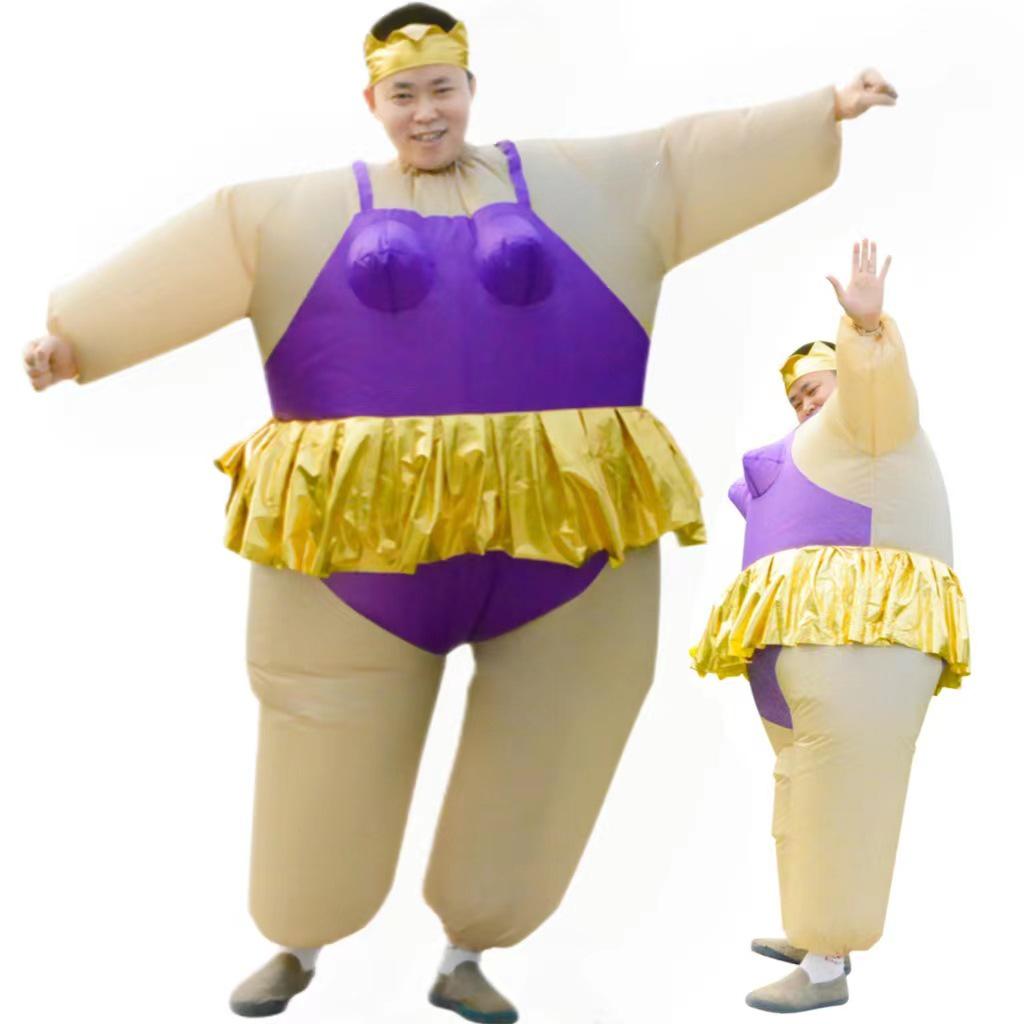 Aufblasbares lustiges Streich Ballettpuppen Kostüm für Cosplay