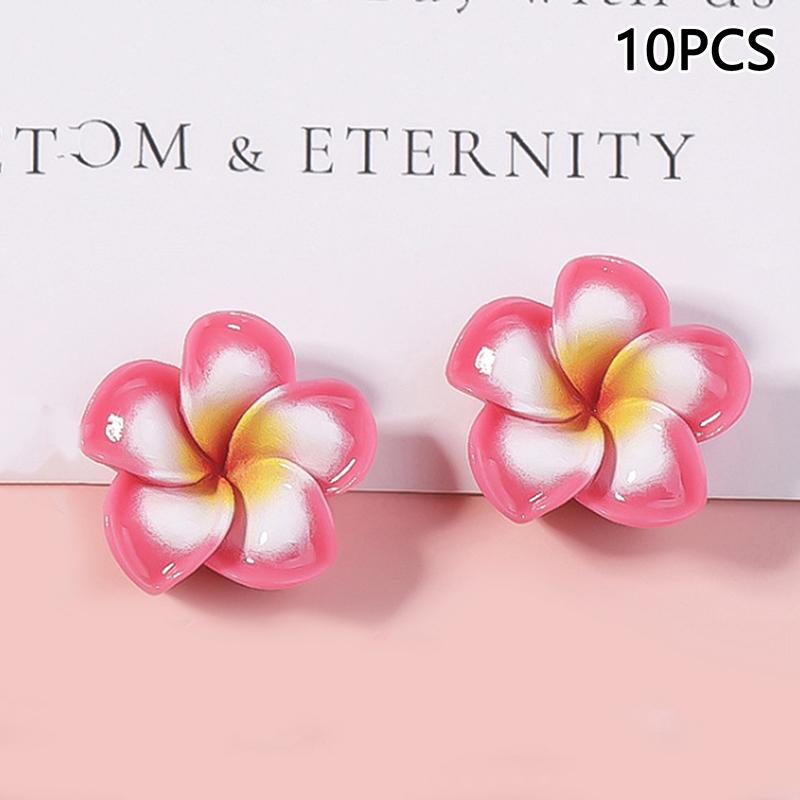 

10 шт. Мультяшные имитации цветов, смоляная серия, изготовление украшений, аксессуары для DIY