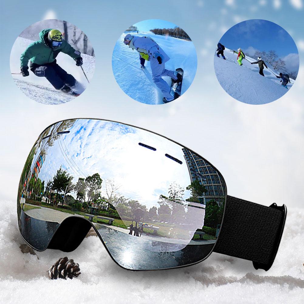 Double Layers Anti-Fog Ski Goggles Outdoor Activity Sport Googles Cooling Vent for Outdoor Activity Active Snowboard Skiing for Men and Women