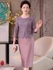 2025 Elegant Purple Wedding Banquet Dress for Mother of the Bride