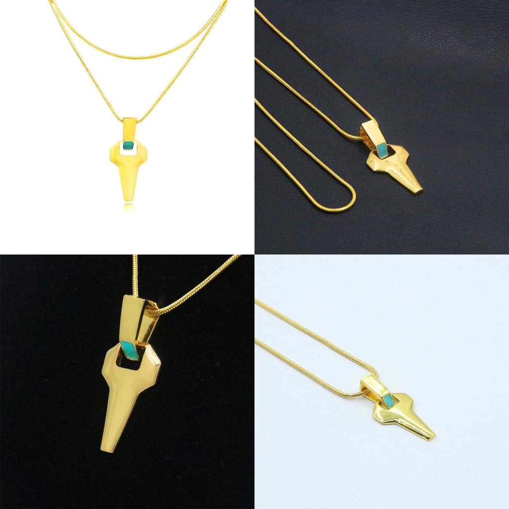 Cyberpunk Runner Davia's Cross Fluorescent Pendant Necklace