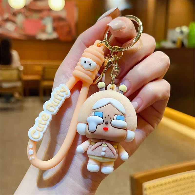 Creative Crybaby Doll Keychain - Cute Cartoon Pendant for Bags, Small Gift