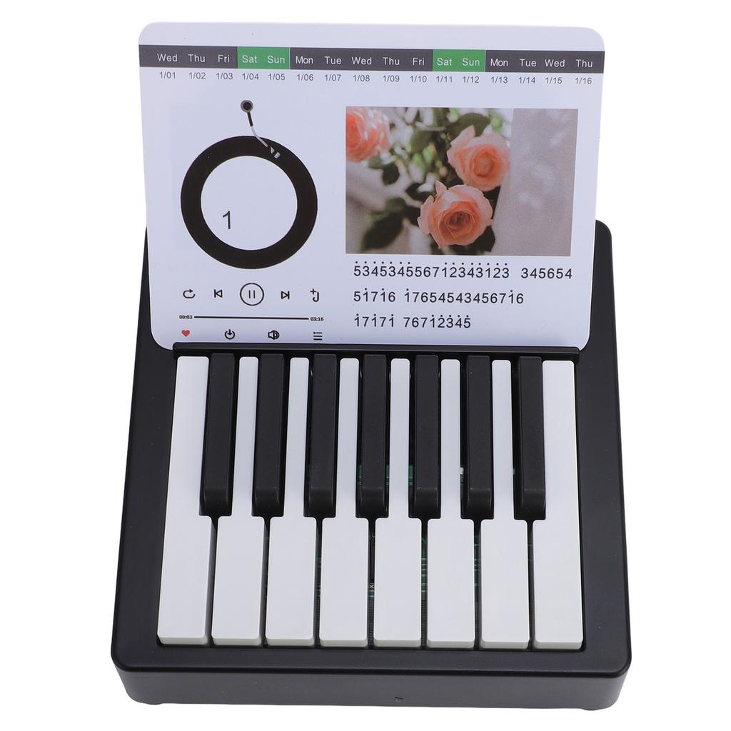 Miniature Piano Desk Calendar Innovative Playable Music Desk Desktop Ornament For   Desks