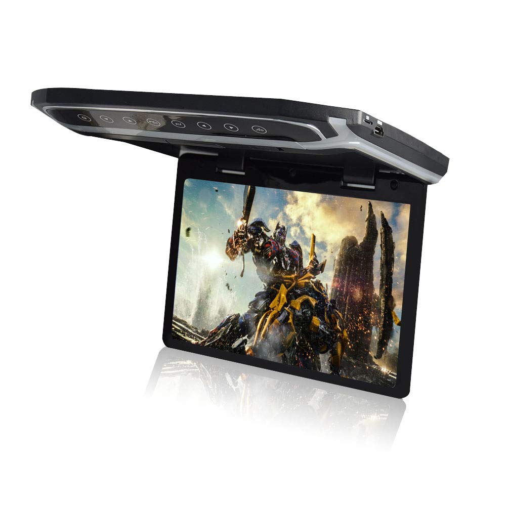 

LOSKA Потолочный монитор, 10,2-дюймовый цифровой потолочный монитор, ЖК-дисплей со светодиодной подсветкой, 1024x600 пикселей, HDMI, поддержка MicroSD