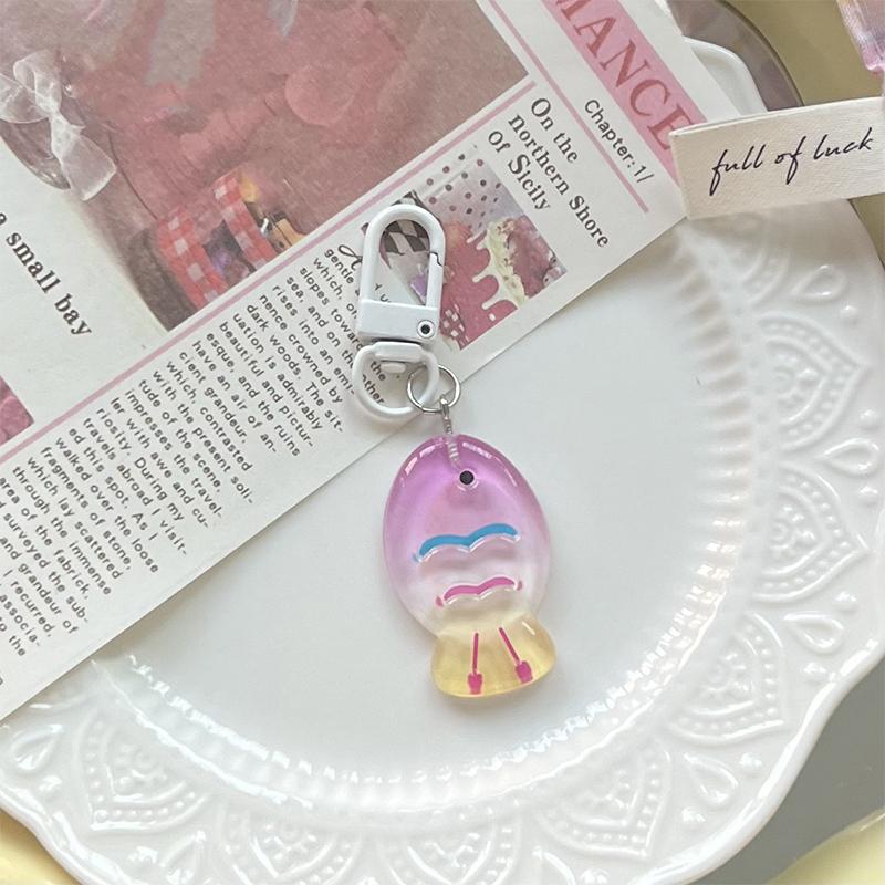 

Милий Кольоровий Маленький Рибка Брелок Мультяшна Рибка Брелок Тримач для Ключів Автомобіля Підвіска на Сумку Декорація для Чохла Навушників Подарунки для Пари A4