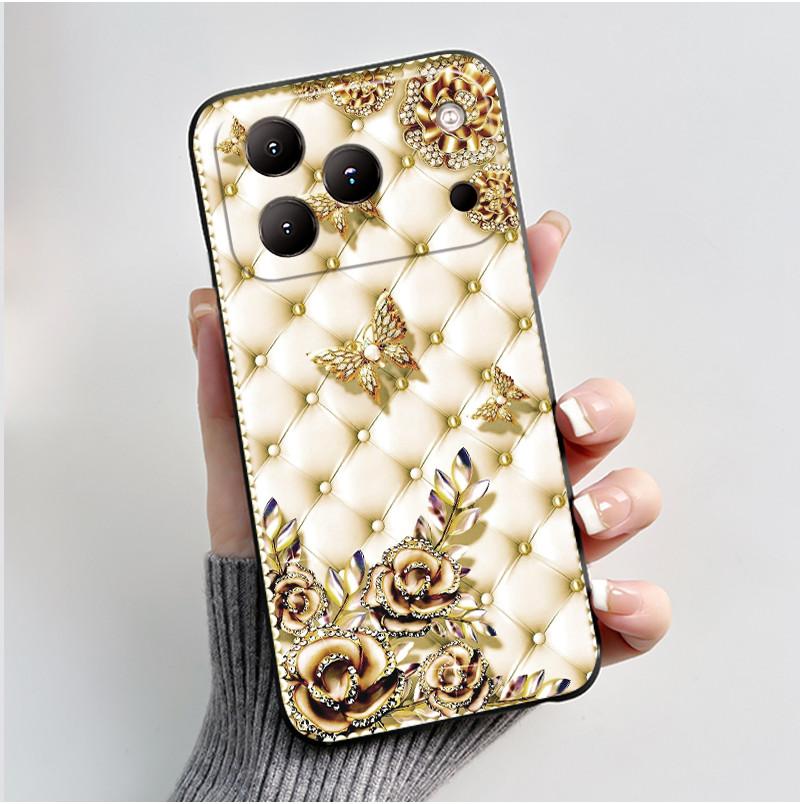 Casing For BlackView Wave 7C Phone Case Aesthetic Luxury Cute Cool Boys Girls Pattern Black Soft TPU Protective Shell Cover