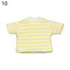 Ob11 Doll T-Shirt 1/11 Doll Panties Doll Cotton Socks Diy Doll Clothes Suits Shorts Striped Tops Knitted Sweatshirt Accessories