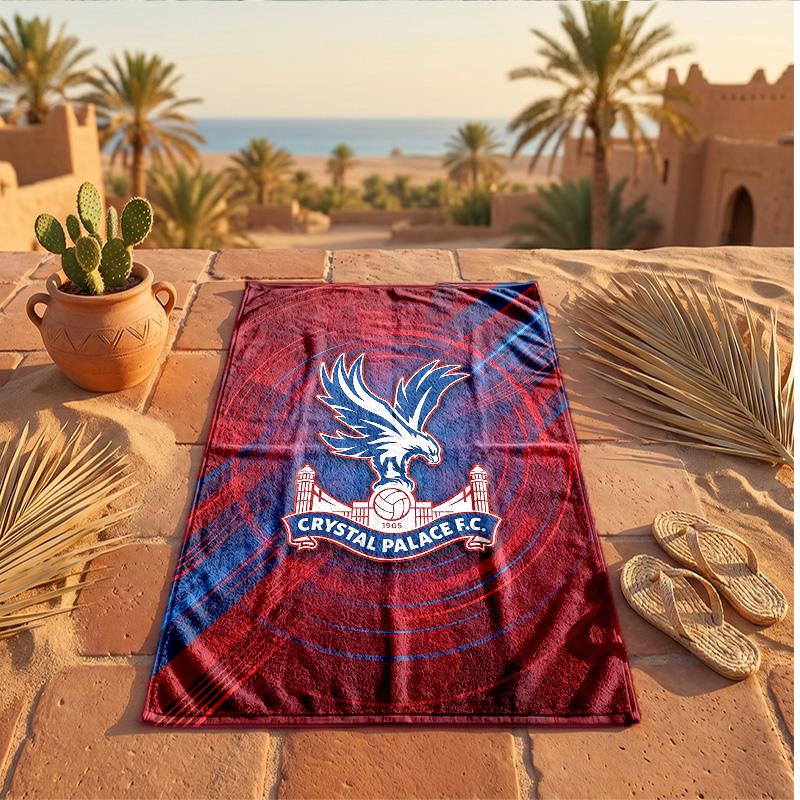 Crystal Palace Theme Beach Towel Soft Quick?dry Towel For Summer Beach Vacation Swimming