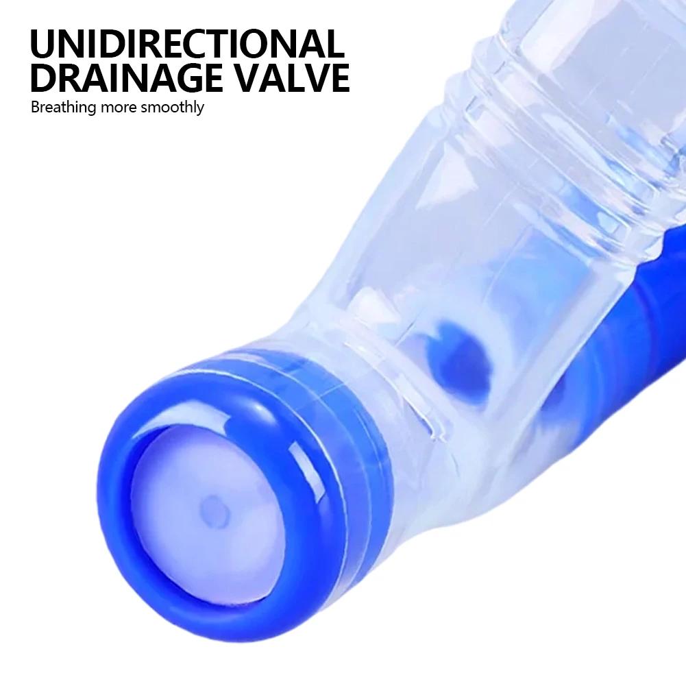 High Quality Professional Dry Top Snorkel - Silicone Adjustable Breathing Tube for Swimming Snorkeling Diving Training For Adult