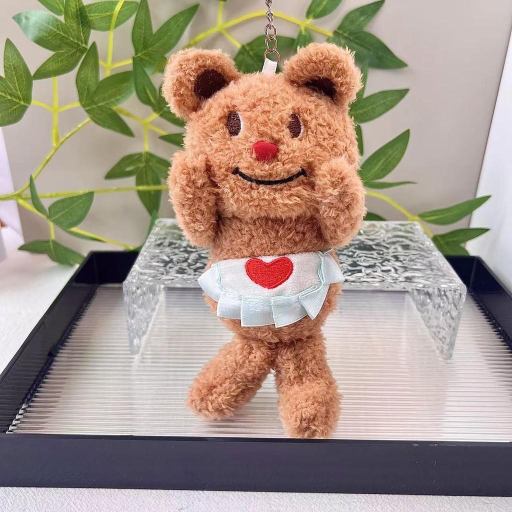 Brown Lovable Butterbera Bear Plush Toy Extra Soft With Convenient Keychain