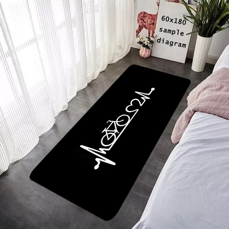 Foot Rug Welcome Floor Mat for Entryway Bicycle Bromptons Bathroom Hallway Carpet Kitchen Water Adsorbed Rugs Fluffy Home Decor
