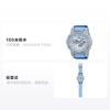 Casio BABY-G Runner Stopwatch Quartz Movement Resin Strap Japanese and Korean Watch Women's Watch Blue Dial BGA-185-2A