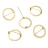 Copper Circular Safety Brooch For DIY Jewelry Making Craft Accessories