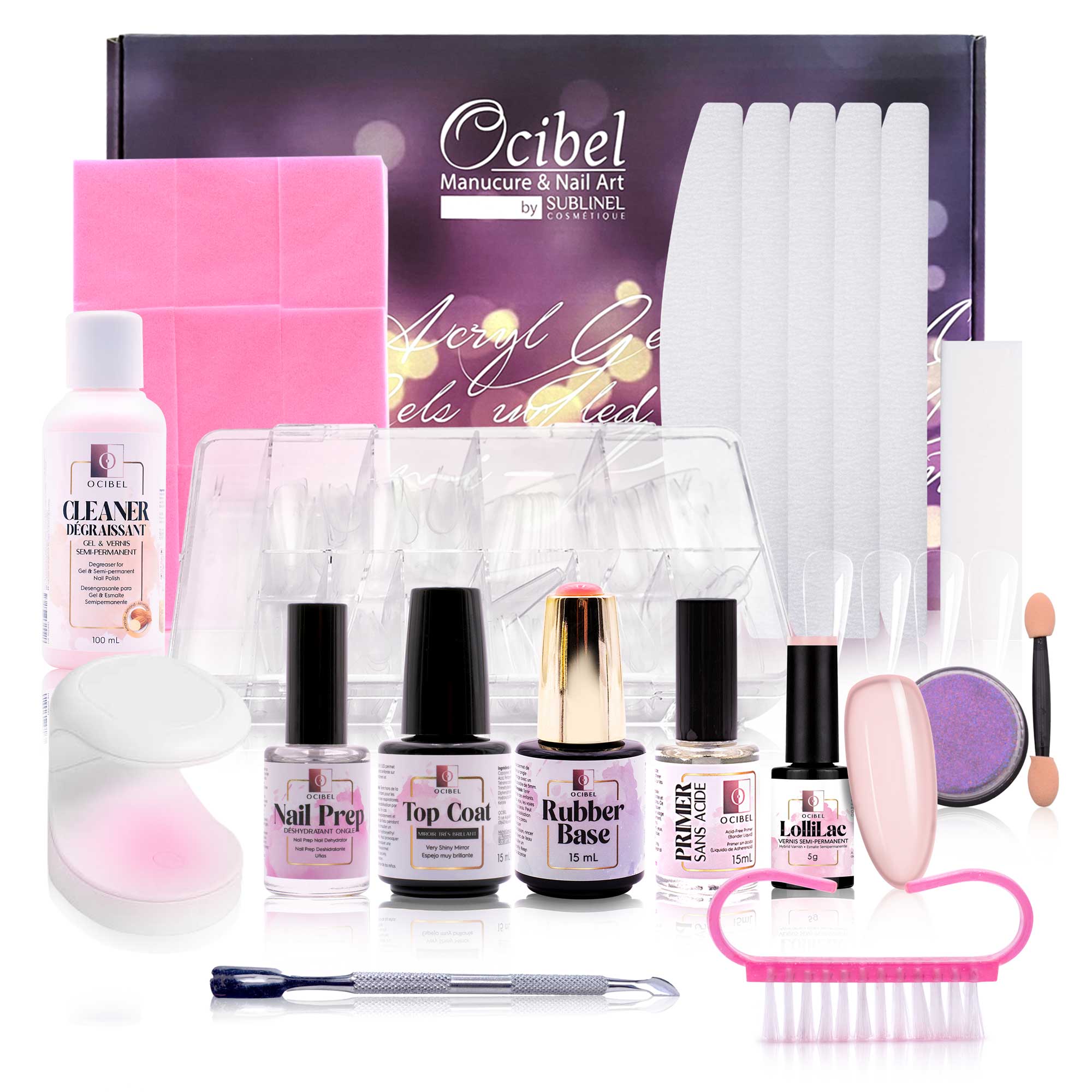 

КОЛЕКЦІЯ 2024 - Box Kit L Різдвяні накладні нігті Аплікація American Capsules Long Coffin