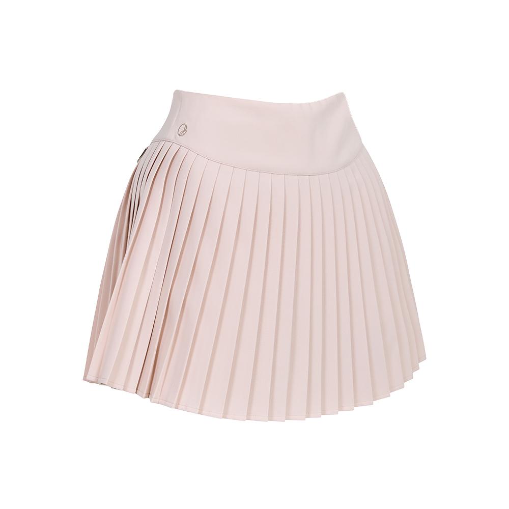 J.JANE Simple Pleated Skirt (Beige)