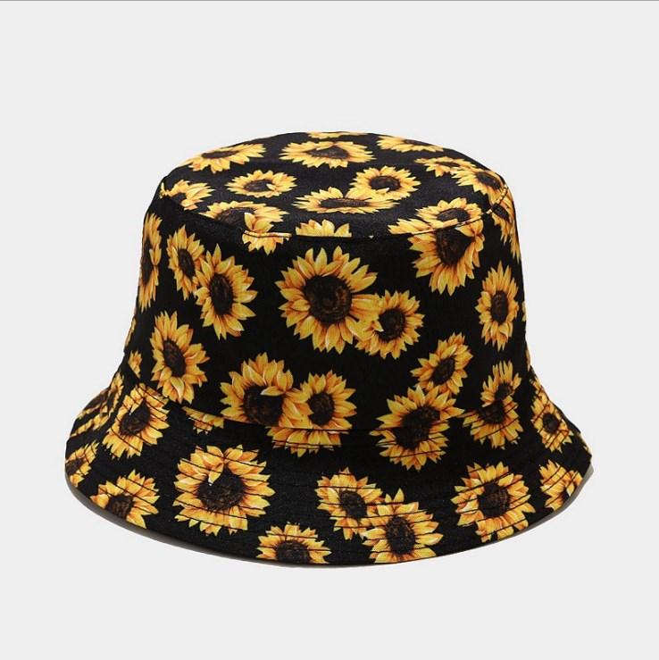 Xuancui Manufacture New Casual Floral Beach Summer Cap Printing Bucket Hat