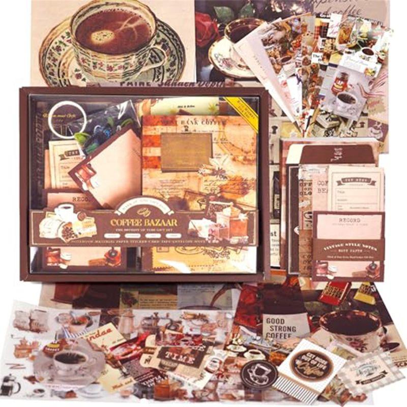 

C-Convenient-Scrapbooking Kit, Vintage Collection, Perfect For Bullet-Scrapbooking Materials, Planner DIY Art Crafts