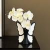 Schmetterling Vinyl Blumenvase Modernes Schleifenknoten Blumenhalter Behälter Heim Büro Tisch Mittelstück Dekorative Blumenvase