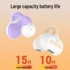 M-S8 Clip-On Bluetooth Earbud: Wireless, Painless Fit for Running and Business, Single Ear Stereo.