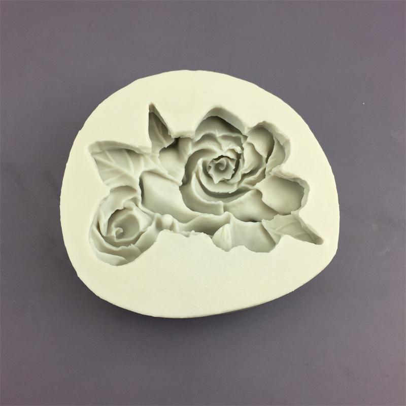 Gardenia Plumeria Silikonform Fondant Schokolade Kuchenform Harz Gips Epoxidform