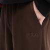 Fila Original Fleece Version Warm Fashion Simple Versatile Comfortable Casual Retro Classic Loose Knit Sports Pants Men Pants Dark-Brown F11M619603FBN