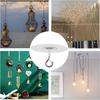 1-20PCS Adhesive Hooks Ceiling Strong Bearing Sticky Rack Kitchen Wall Key Hangers for Hanging Plant Wind Chimes Lights