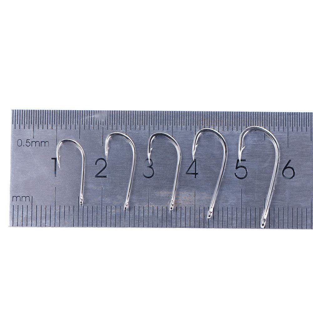 Hook Anti-rust Offset Narrow Bait Hook Barbed Fishhook Long Shank Fishing Hook High Carbon Steel