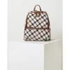 Daks Brown House Check Fabric Backpack Dcba0e635w2