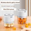 Compact Wireless Electric Garlic Chopper & Masher: Multi-functional Kitchen Tool for Mincing and Mashing Garlic