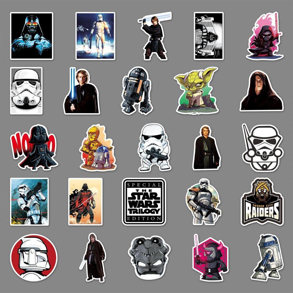 Star Wars Doodle Stickers - Kawaii Graffiti Decals
