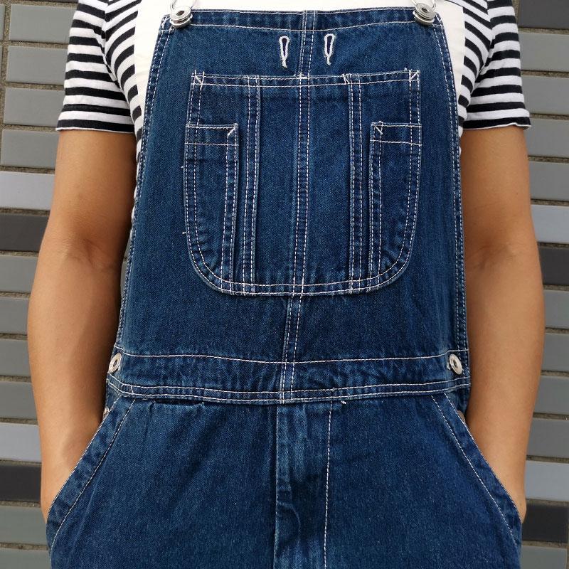 Men's Denim Overalls Large Size Strap Straight Pants Light Blue Shorts Men's Denim Shorts More Sizes 48 50