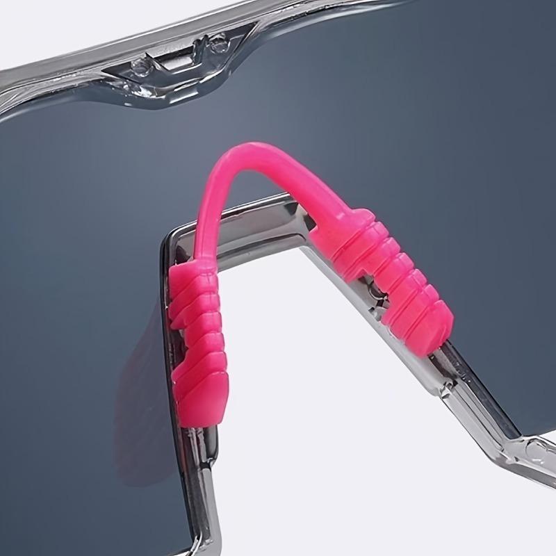 3pcs Unisex cycling glasses - lightweight frame adjustable light color lens sports glasses suitable for cycling activities