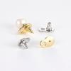 4PCS Droop Resistant Earring Backs Heart Lifters For Heavy Earrings Secure Locking Design Sturdy Copper Material