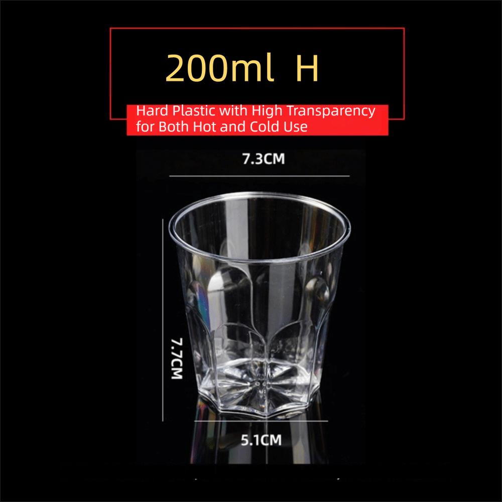 50pcs Plastic Disposable Dessert Cups Mini Size Reusable Muffin Cup  Decorating Tools