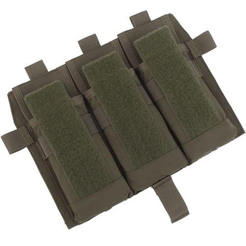 Triple 5.56mm Magazine Pouch Storage Bag, MOLLE Mag Pouch with Hook and Loop Panel, Mag Carrier Holder Pocket Flap Pouch