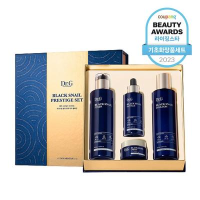 Sada Dr.G Black Snail Prestige Toner + Emulze + Ampule + Krém 15ml, 1 sada