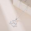 Hummingbird Love Pendant Necklace Stainless Steel Jewelry Gift for Lover and Girlfriend Valentine's Day Anniversary Gift