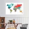 English Map-World Map-Political Distribution-Countries,Geographical Tool, Education Tools,Home School Classroom Supplies
