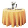 Polyester Washable Tear Resistant No Fading Round Tablecloth for European Kitchens 2025