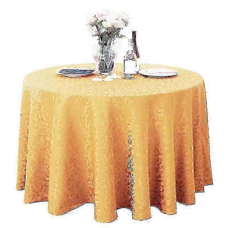 Polyester Washable Tear Resistant No Fading Round Tablecloth for European Kitchens 2025
