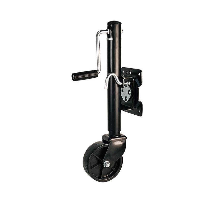 1500 Pounds Trailer Jack 6-inch Double Solid Guided Wheel Lift Trailer Legs Yacht Trailer RV Accessories with Bolt on Capacity