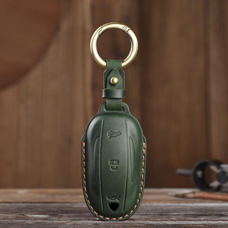 Suitable for Tesla MODEL3/Y/S/X Leather KeysCase Protector