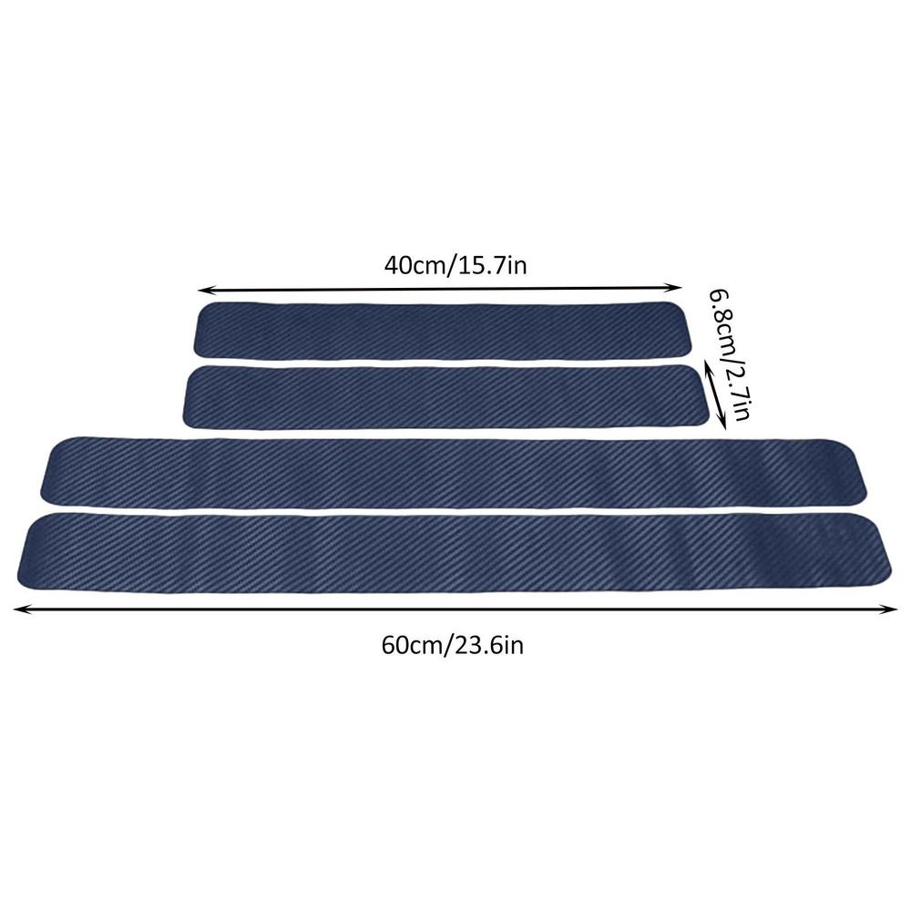 Полоса бампера для автомобиля, универсальная защита задней двери, защита бампера для автомобиля, защита бампера из углеродного волокна, защита от царапин