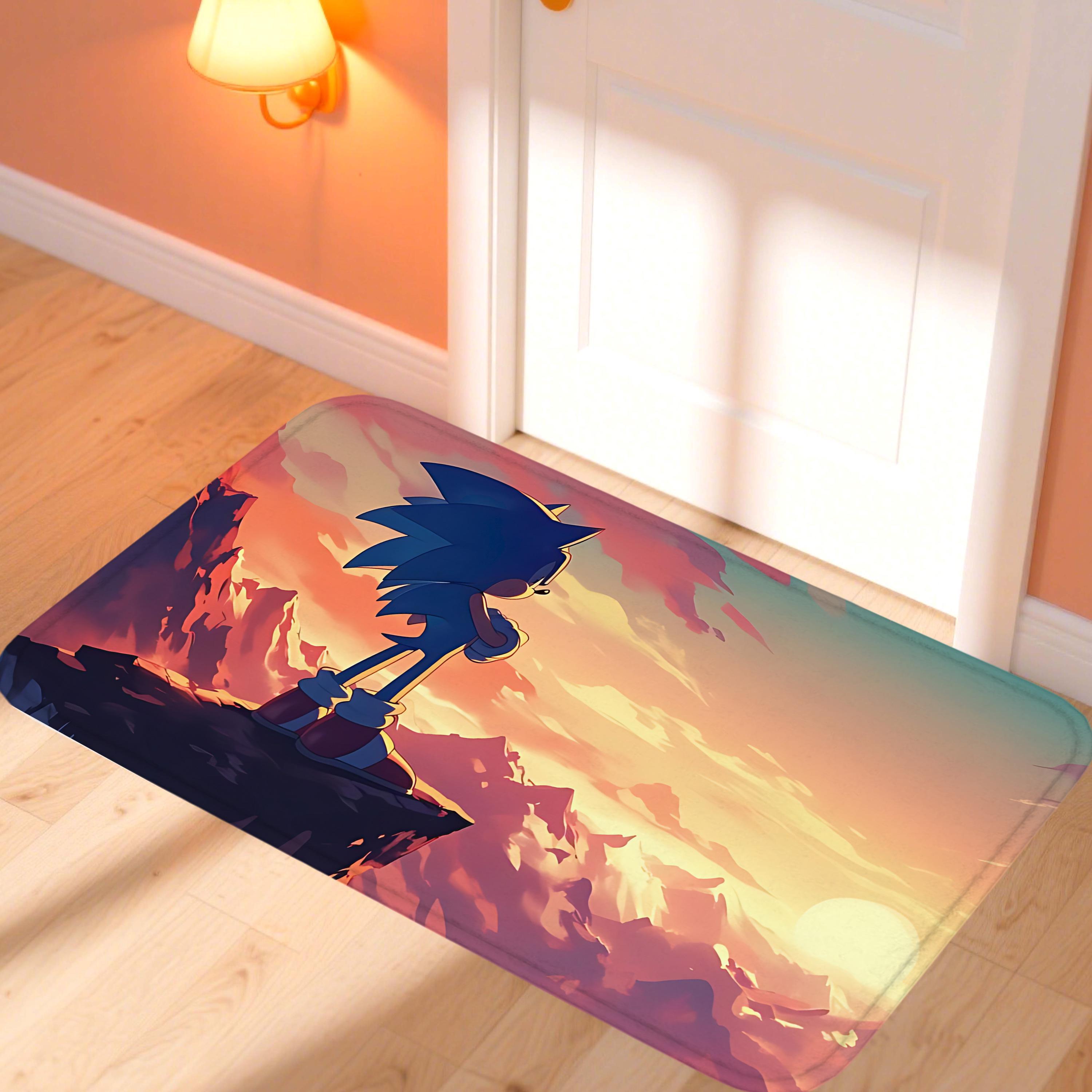 

S-Sonics Їжаки Килимок для дверей Килимок для кухні Килими Вітальня Спальня Килимки Дверний килимок для підлоги Килимок для ванної кімнати Дім Нековзкий килимок для ніг 40cmx60cm