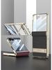 Samsung Galaxy Z Flip7 Magnetic Leather Full Coverage Case with Electroplated Hinge - GKK
