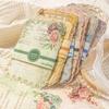 JIANQI 10pcs/pack Vintage Floral Lace Paper Scrapbook Materials DIY Collage Junk Journal Supplies Planner Decorative Paper
