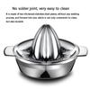 100% Hand Pressed Manual Fruit Juicer, 304 Stainless Steel Citrus Kitchen Accessories Tools, Portable Lemon Orange Juice Maker