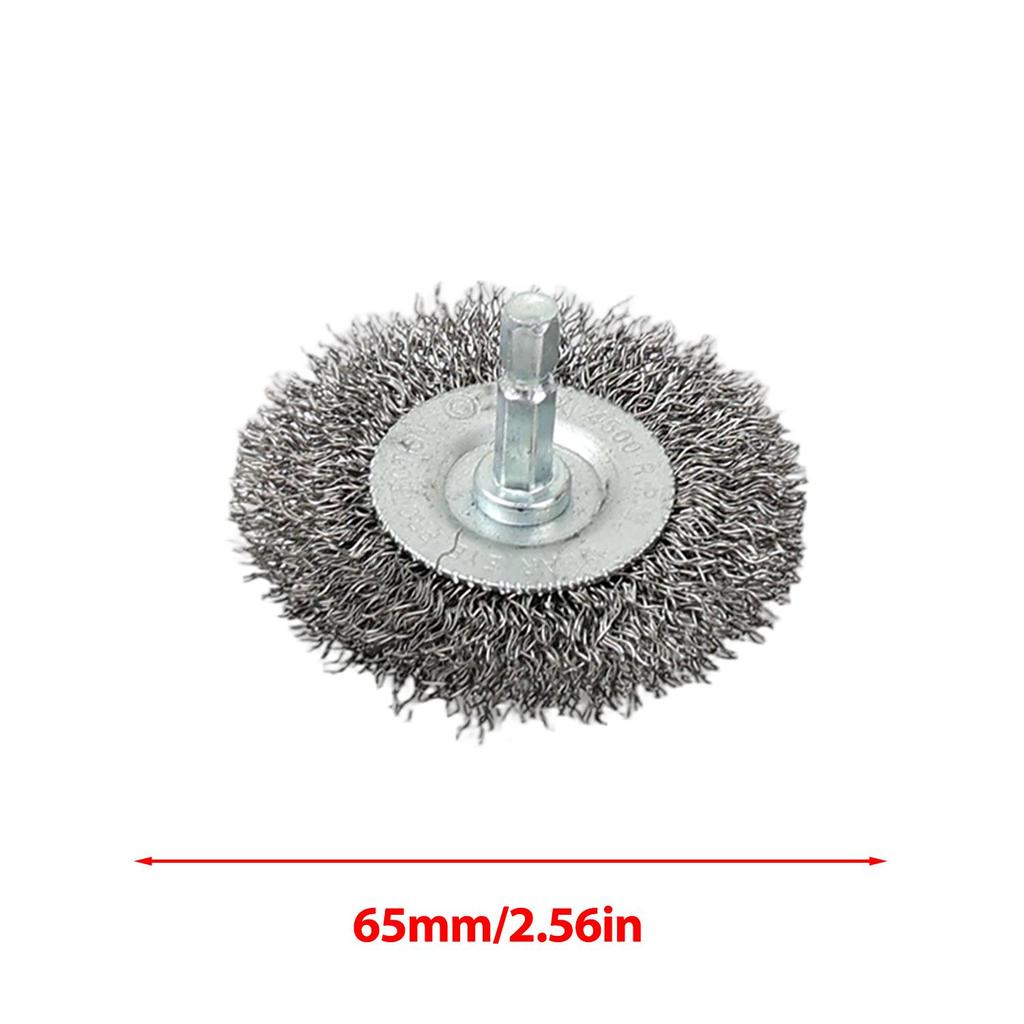 10styles Steel Wire Brush Wheel Cup Brush Metal Polishing Rotary Cleaning Rust Corrosion Rust Removal Edge Grinding Deburring