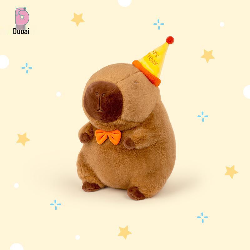Adorable Capybara Plush Toy & Ornament Cushion